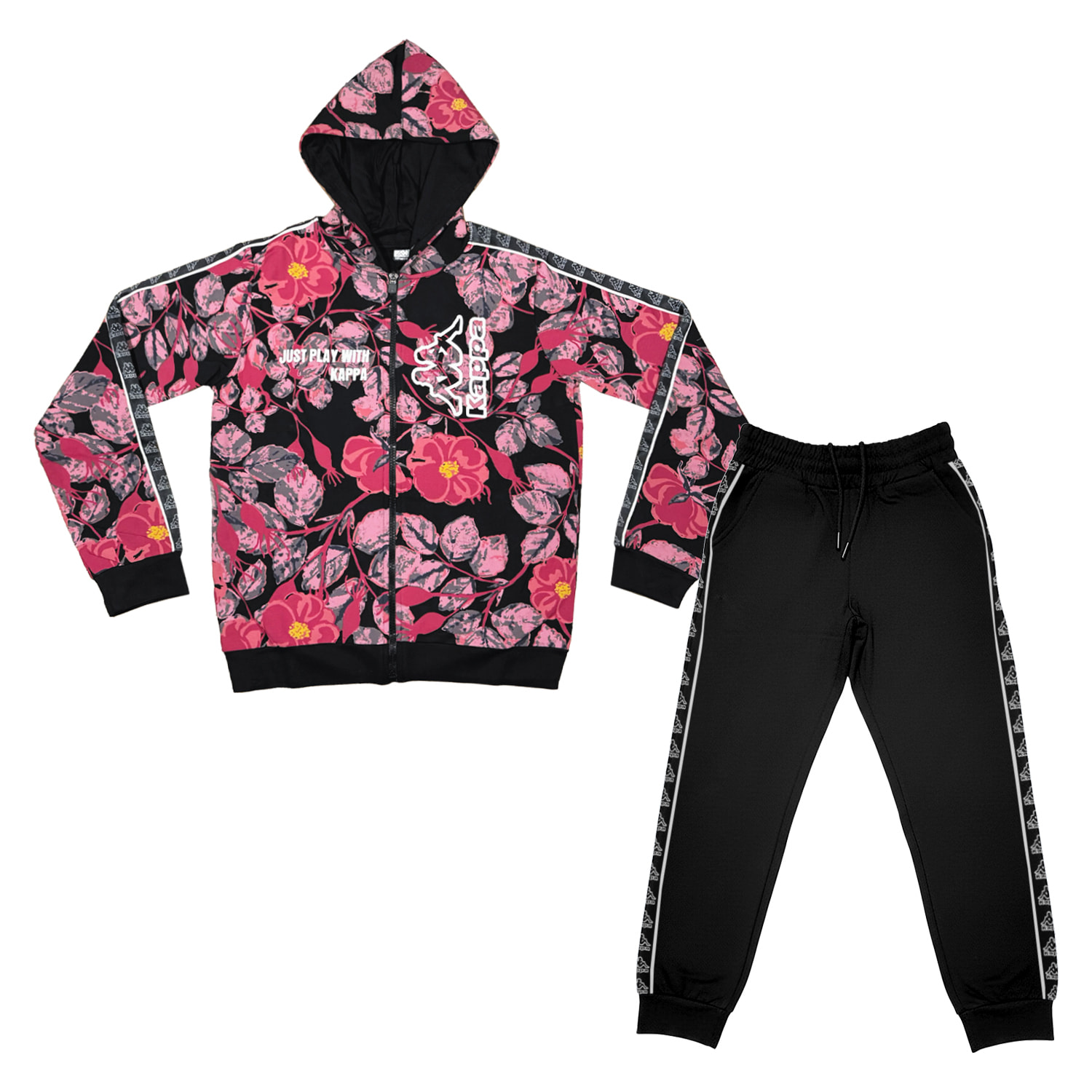 Tuta Ragazza KAPPA 8 - 16 Anni Cotone Felpato
