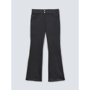 Fiorella Rubino - Pantalones flare de tejido elástico - Negro