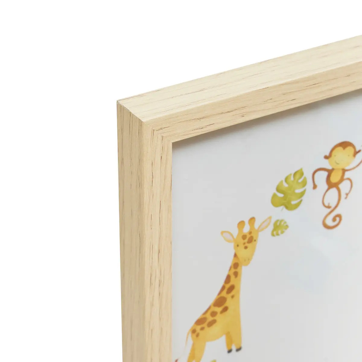 Coffret cadre à empreintes 31,6x22,6cm avec tampon encreur Jungle