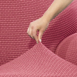 Funda para Chaise Longue izquierdo (visto de frente) brazo largo SÚPER ELÁSTICA modelo HELENA