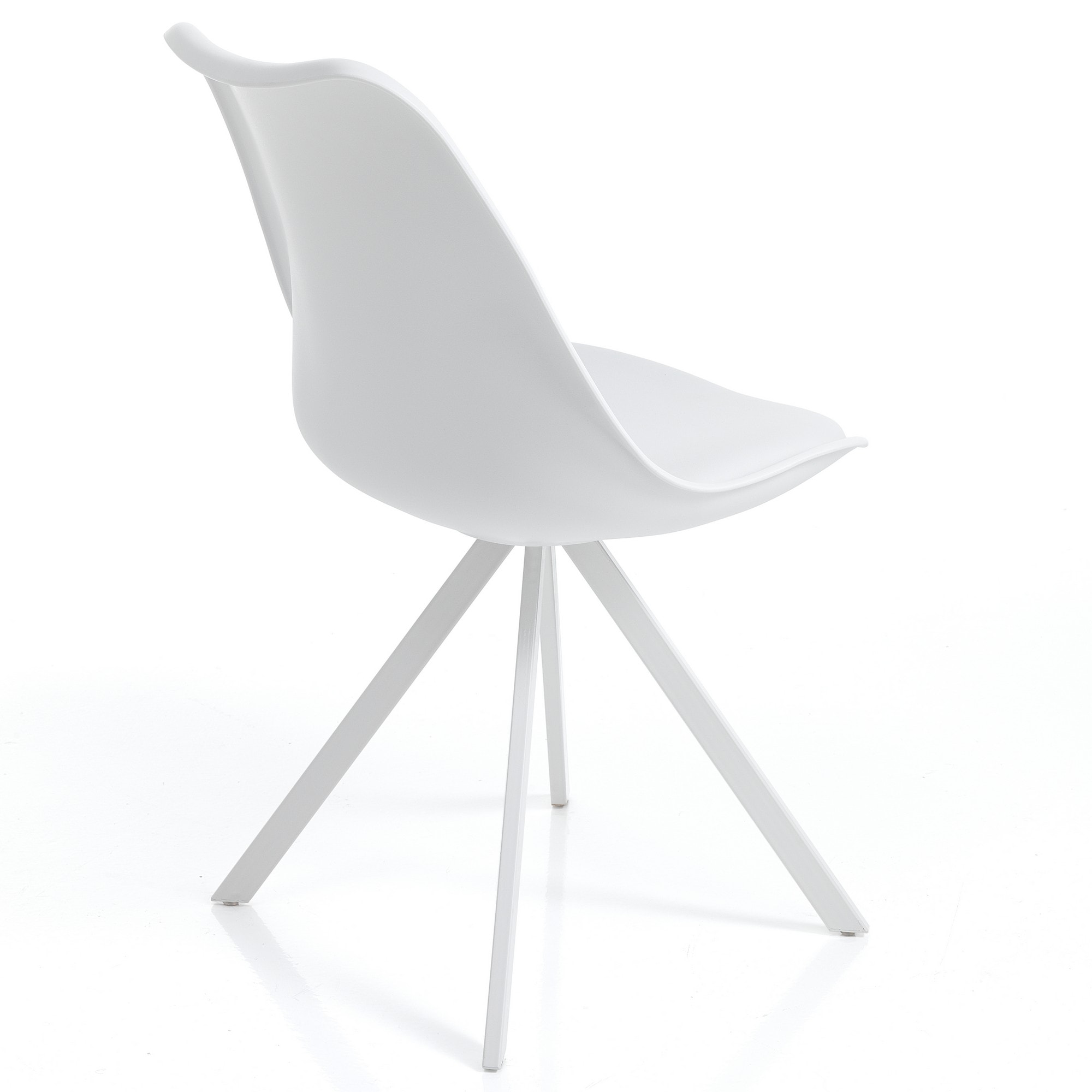 Tomasucci Lot de 4 Chaises kiki slim chair - BLANC