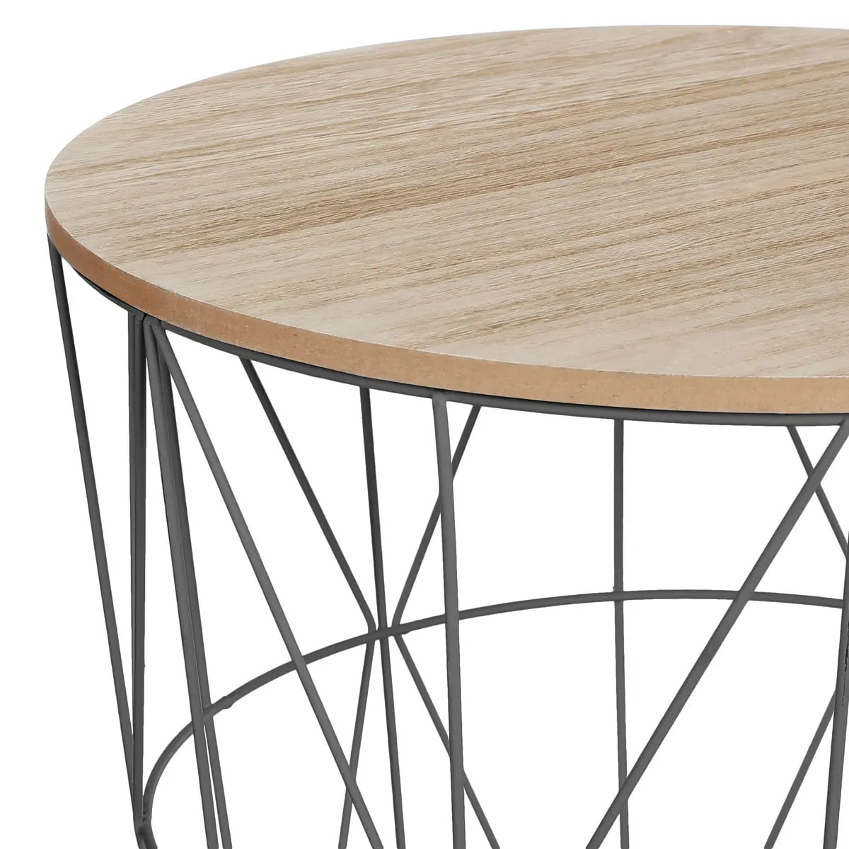 Table d'appoint "Kumi" noir D40cm