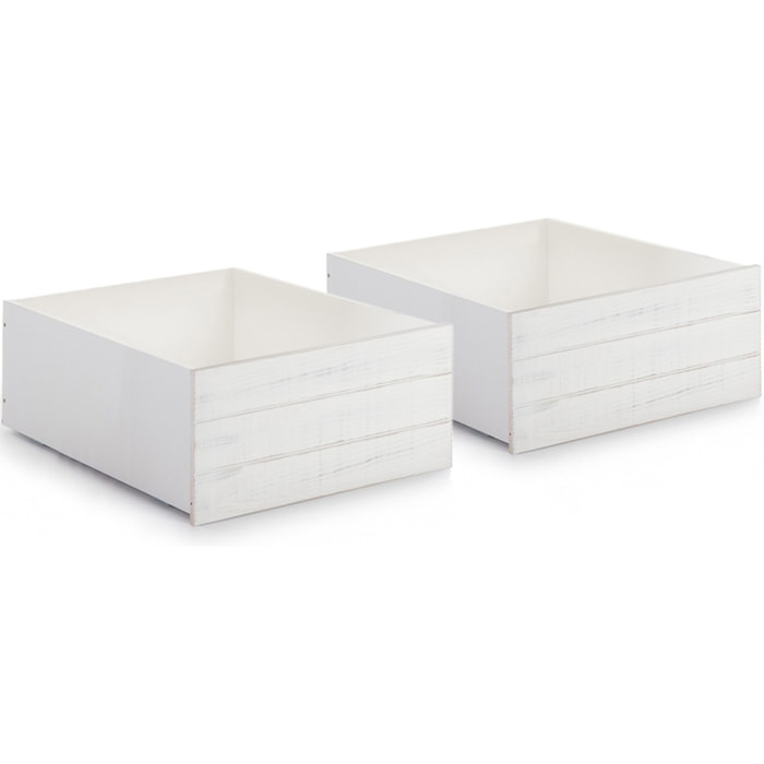 Lot de 2 tiroirs pour lit cabane enfant - MARTIN