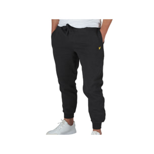 Pantaloni Lyle & Scott Racked Jogger Black Ice Marl Grigio