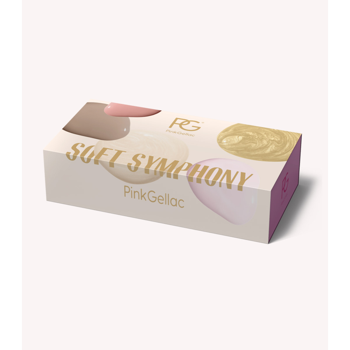 Set vernis semi-permanent - Soft Symphony - 5 x 15ml