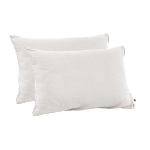 Taie d'oreiller en gaze de coton 50 x 70 cm - GAIA
