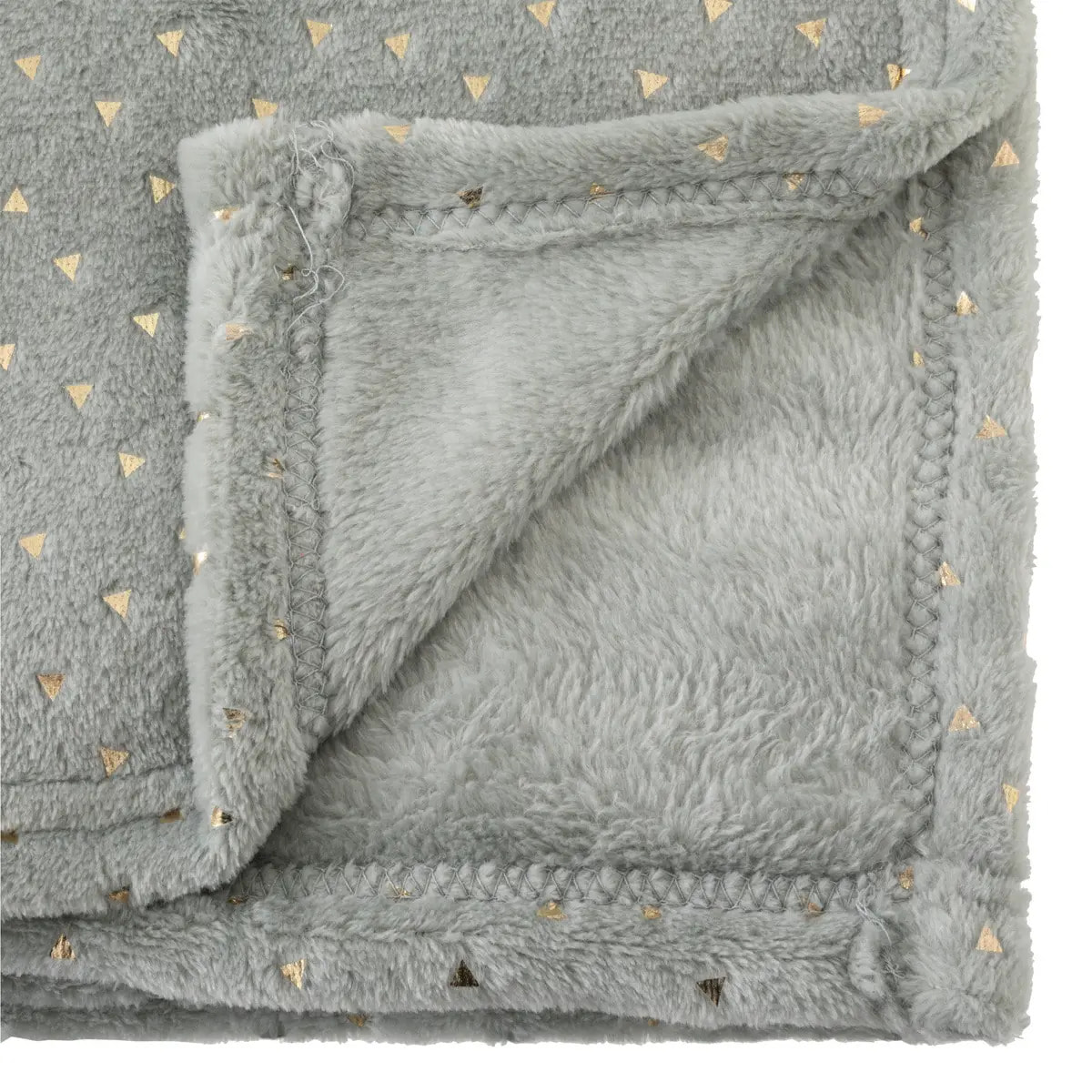 Plaid Oya 75x100cm flanelle bleu