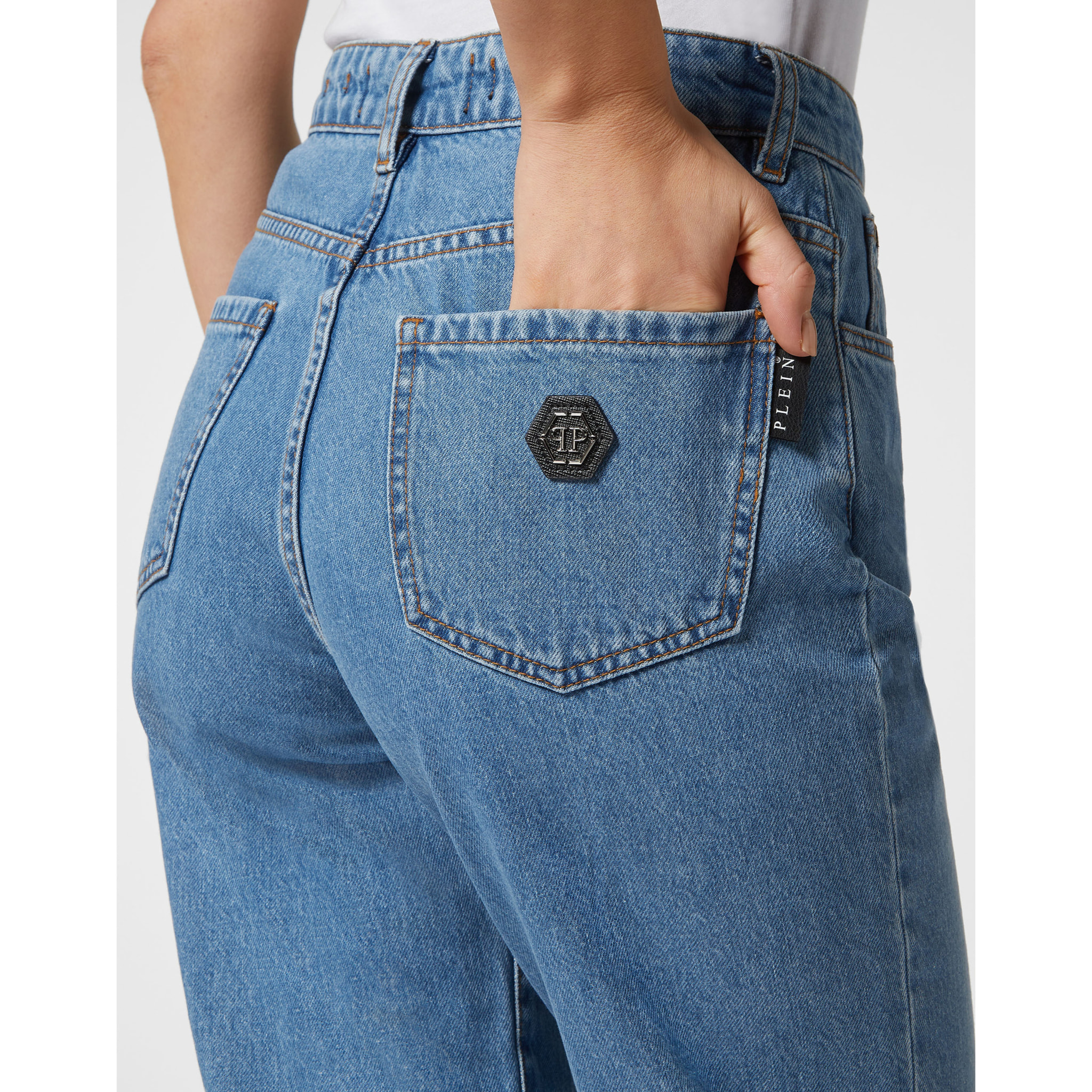PHILIPP PLEIN Vaqueros Mom Fit