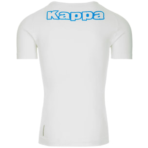 Kappa - Camisetas térmicas y tops Hombre Blanco - KAPPA4SKIN KOMBAT NARTV
