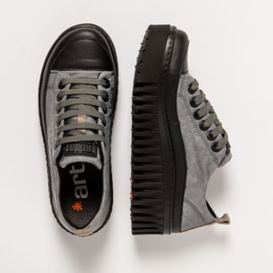 Zapatillas 1518 NYLON GREY-BLACK/BRIGHTON color Grey-black