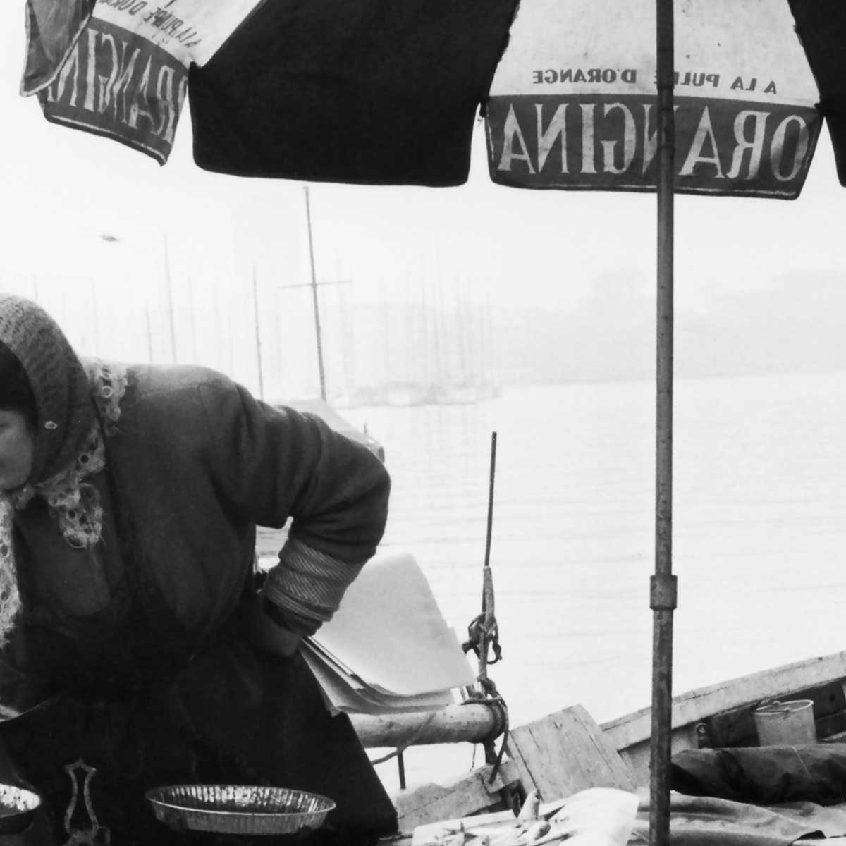 Affiche Marseille - Le marché aux poissons, 1960 Affiche seule