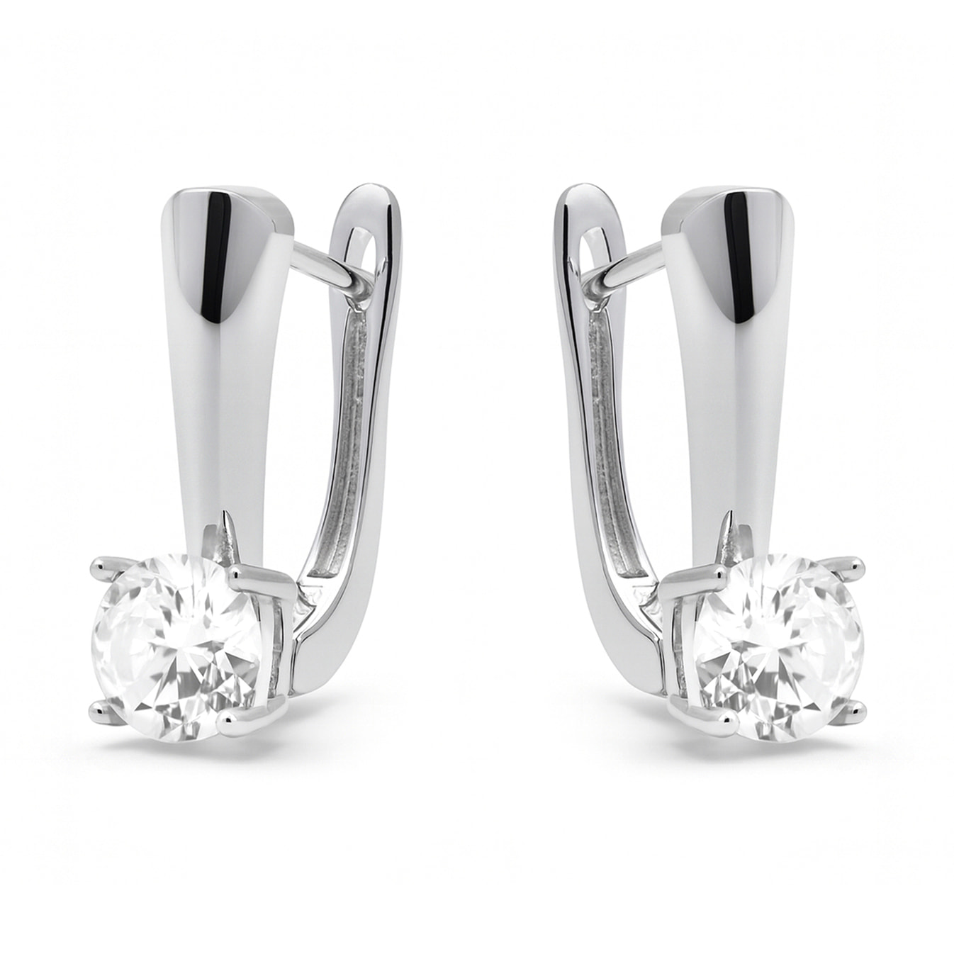 Pendientes acabado en Plata de Ley 925