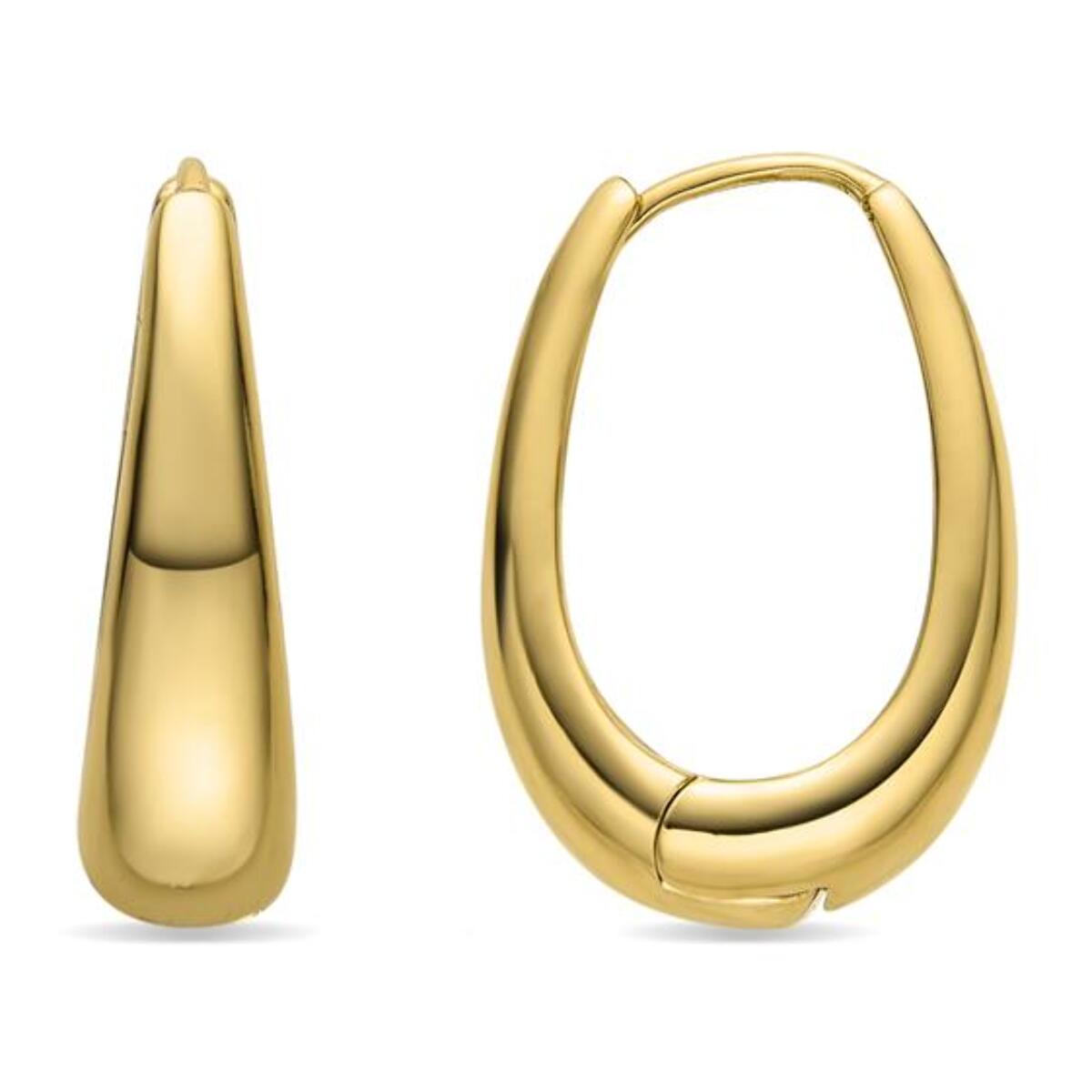 Pendientes acabado oro 18k