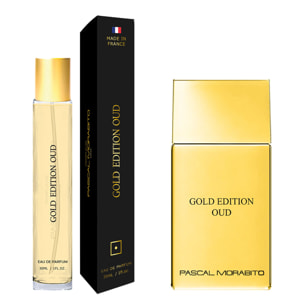 Gold Édition Oud - Coffret Eau de Parfum 100ml + Vaporisateur de Voyage 30ml + Trousse