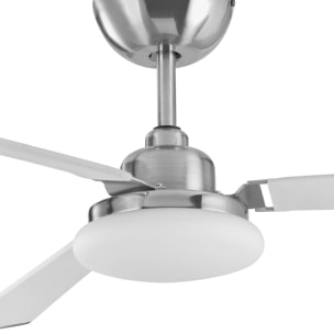 Forlight Ventilador Calima LED 15.9W 3000K Níquel satinado Blanco 551lm
