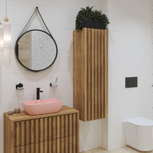 Mood mitigeur lavabo XL avec levier sans tirette, G3/8, Noir mat SATBSMOOD285C avec une garantie de 5 ans