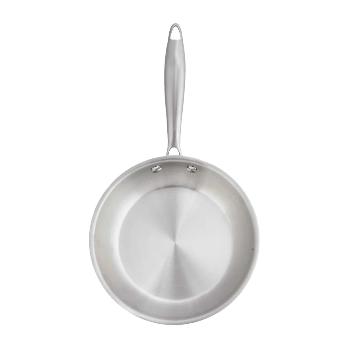 Poêle en inox avec fond triplex