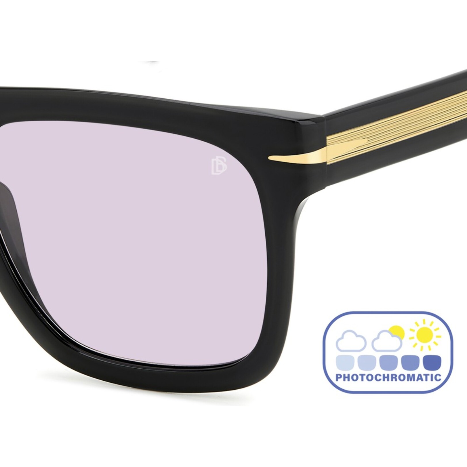 Gafas de Sol David Beckham DB 7000/S FLAT 807 KE Fotocromáticas de Acetato Hombre 54 mm