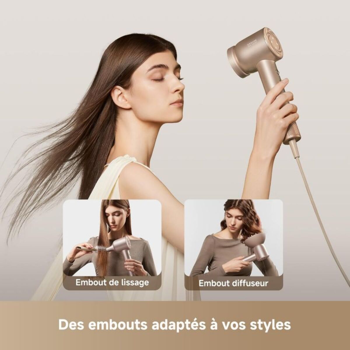 Sèche cheveux DREAME GloryMix Gold