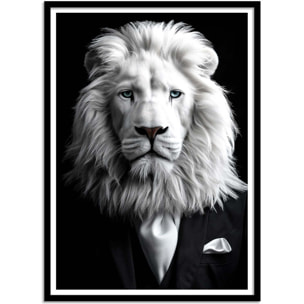 Affiche - White Lion Wild Suits - Philippe Hugonnard