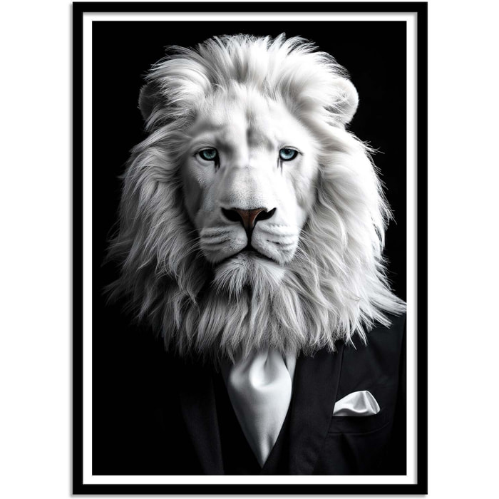 Affiche - White Lion Wild Suits - Philippe Hugonnard