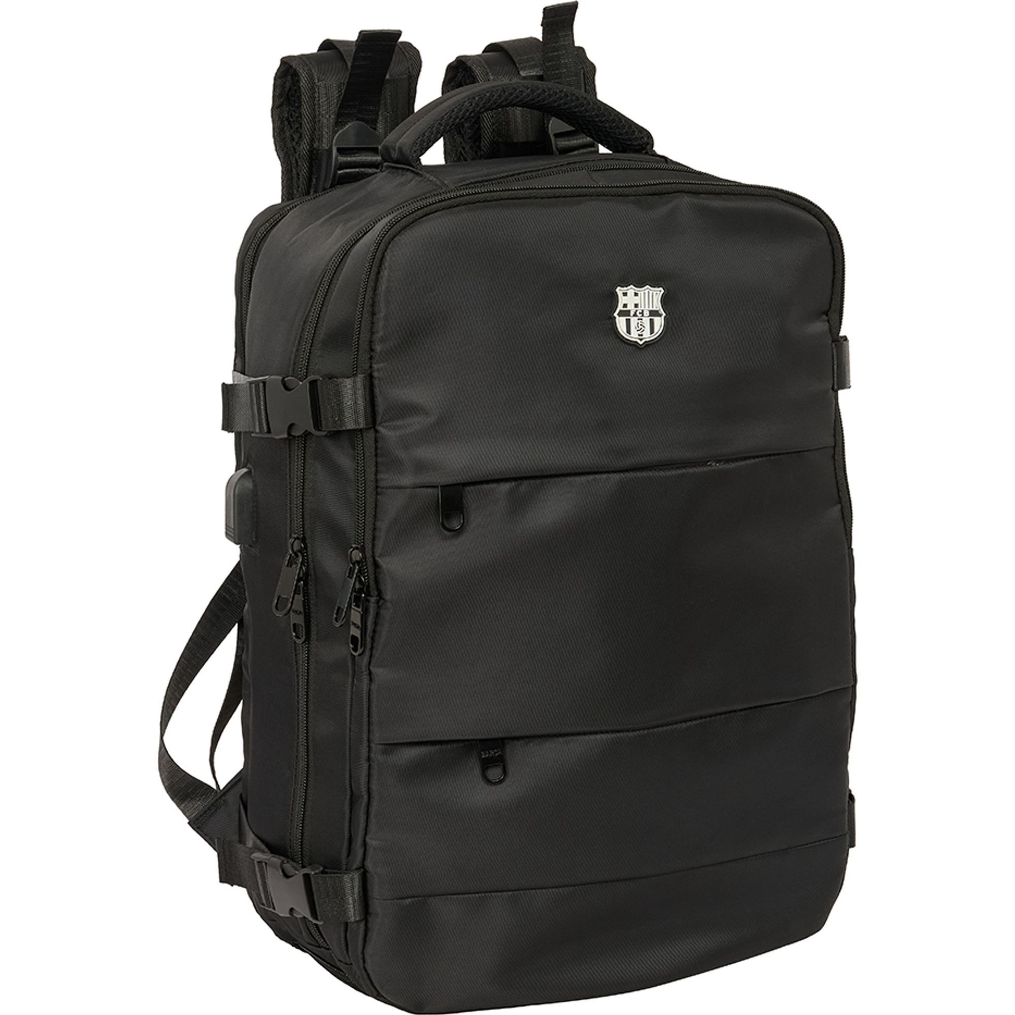 Mochila viaje cabina portatil 15,6 f.c. barcelona negra