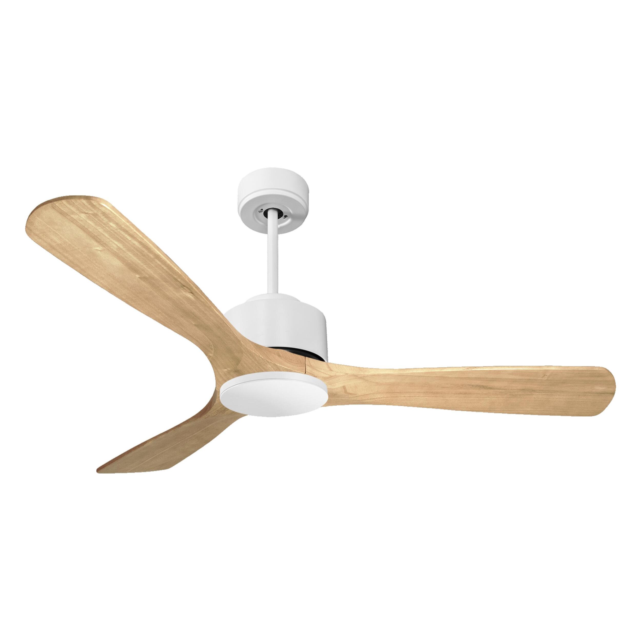 Ventilateur de plafond ø132 cm avec Wifi Réversible Hypersilence 40   W Blanc