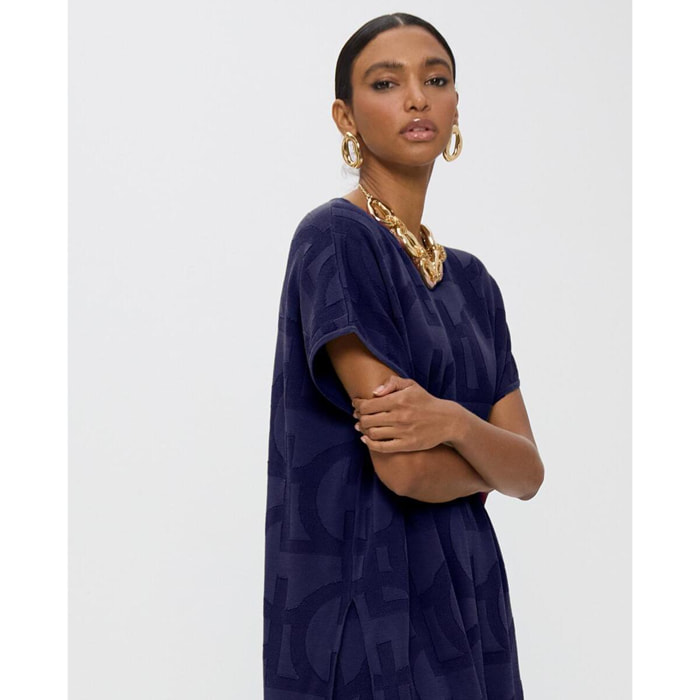 T-shirt in maglia jacquard LC