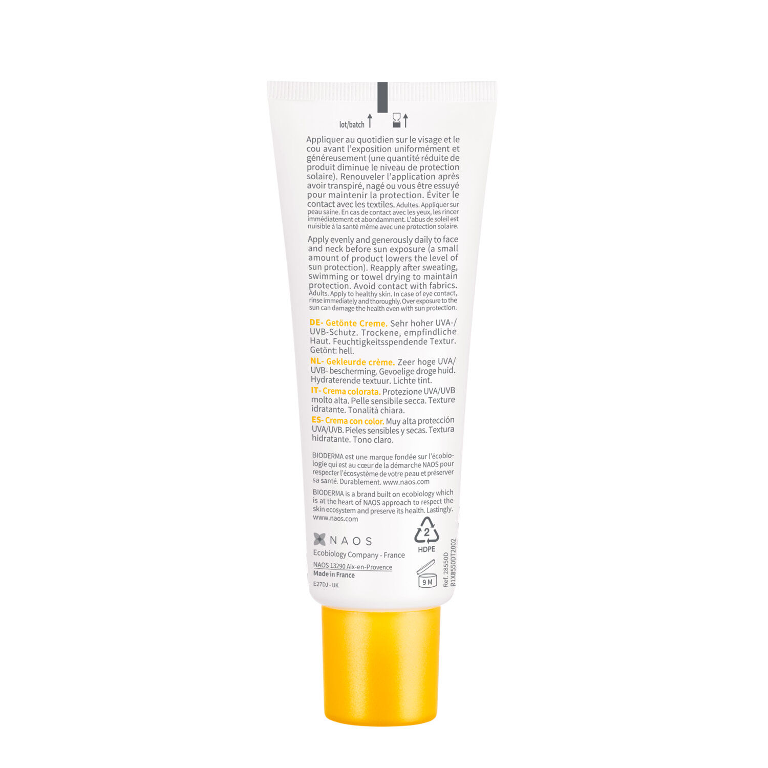 Photoderm - Crème Hydratante Teintée - Peaux Sensibles - SPF50+ 40 ml