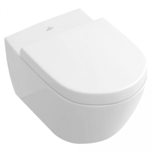 Pack WC suspendu sans bride Subway 2.0 blanc Alpin + abattant + plaque blanche + bâti Grohe