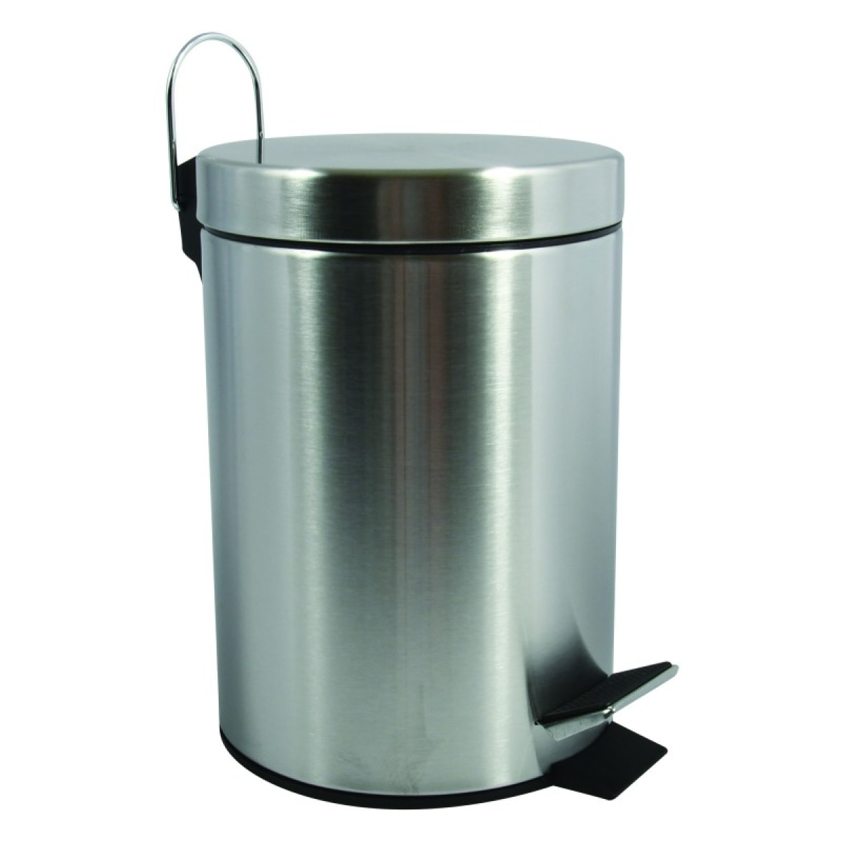 Poubelle à pédale Inox 3L Inox Satiné MSV