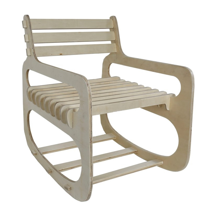 Rocking chair SIMPLICITY beige