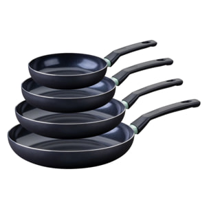Set de 4 poêles antiadhésives céramique 20, 24, 28 et 30 cm Fackelmann Brandao