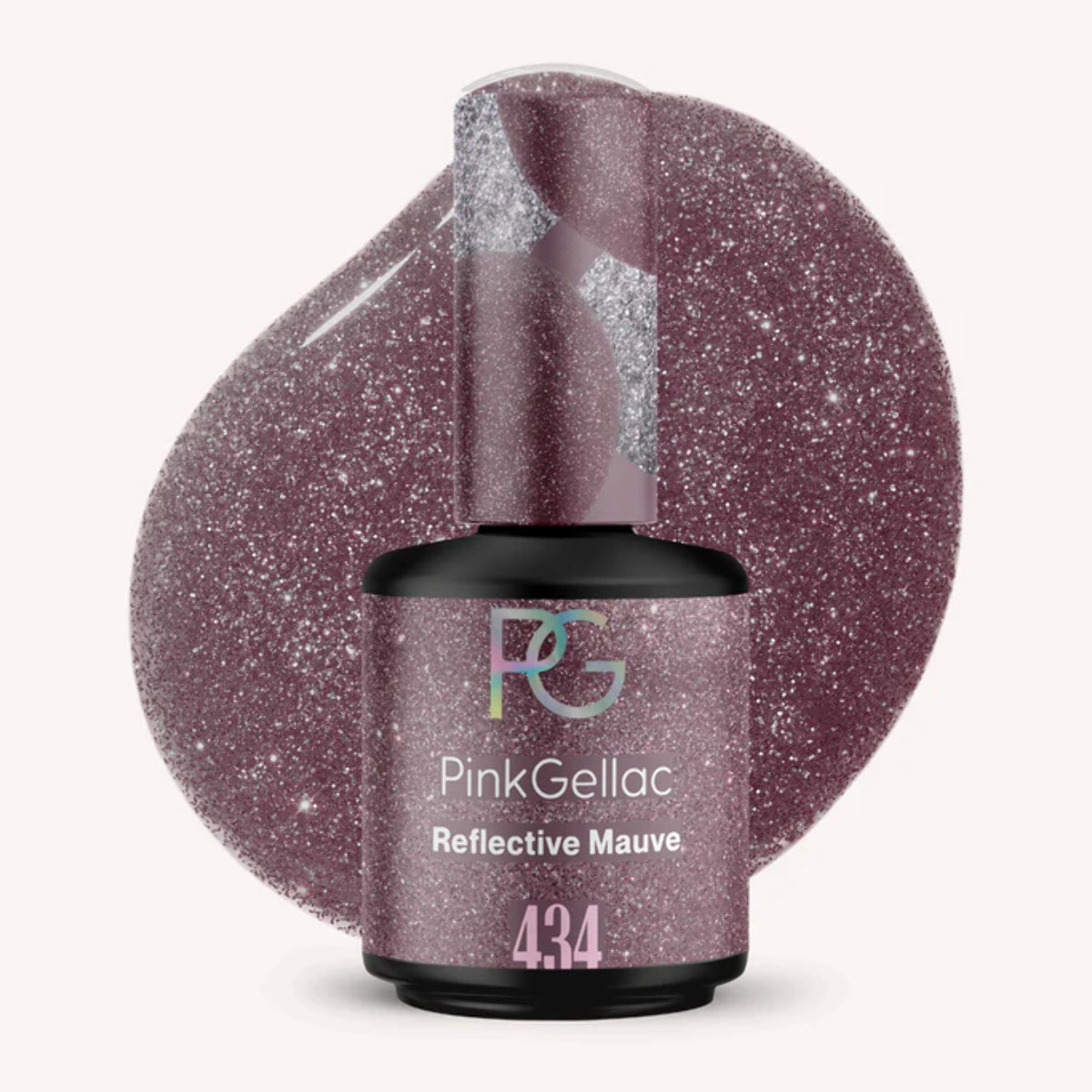 Vernis semi-permanent - 434 Reflective Mauve - 15 ml & Ornament Noell