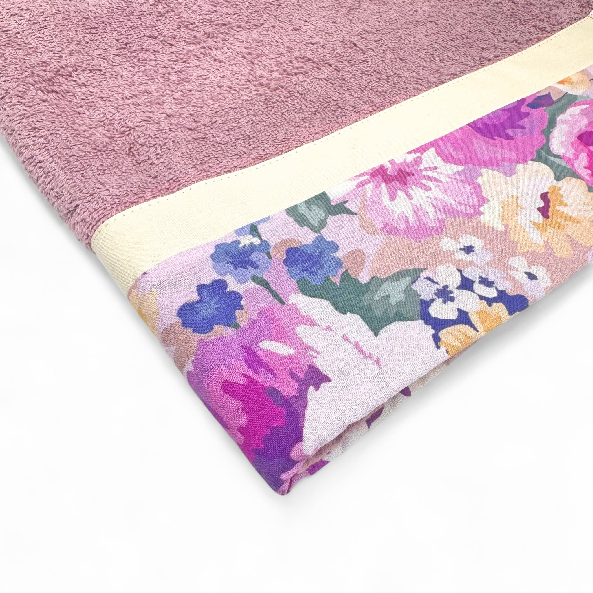 Set Spugna DALIA 2 Pezzi: Viso+Ospite - Malva - 450 gr/m² - Puro Cotone