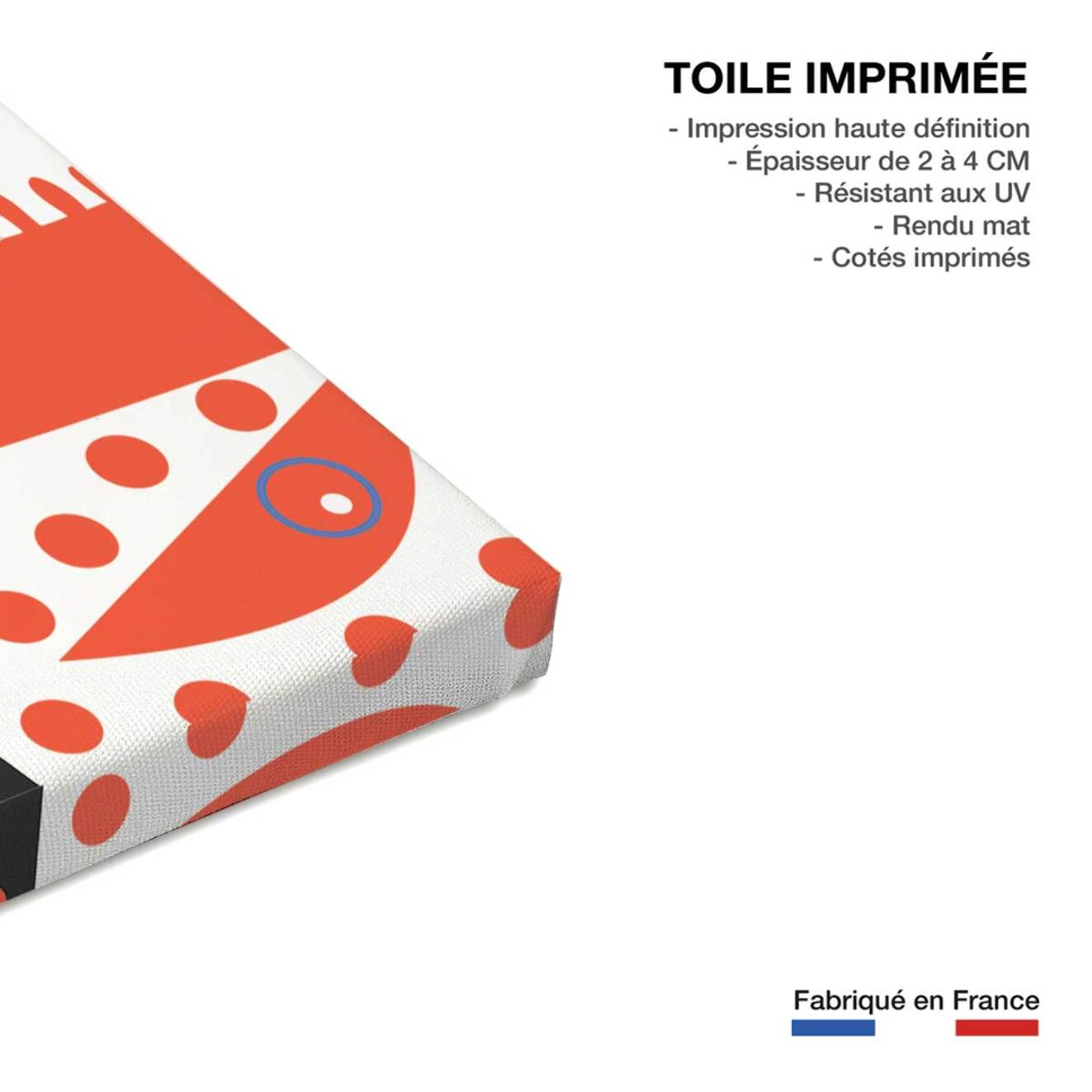 Tableau pop art collage la femme aux lunettes  Toile imprimée