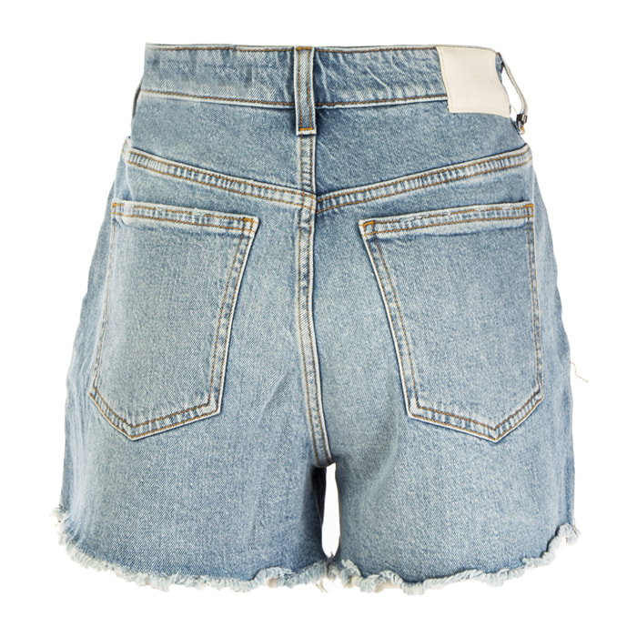 GAS pantaloncino donna light blue aut