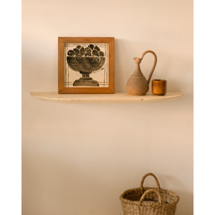 Console d'entrée en bois massif ton naturel 100cm Hauteur: 3.2 Longueur: 100 Largeur: 30