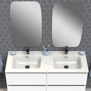 Ensemble de salle de bain IRONA 2C, 120cm, comprend lavabo et miroir