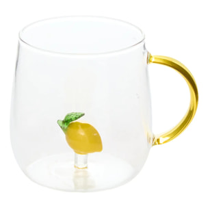 Mug avec fruit en relief Nelya 40cl