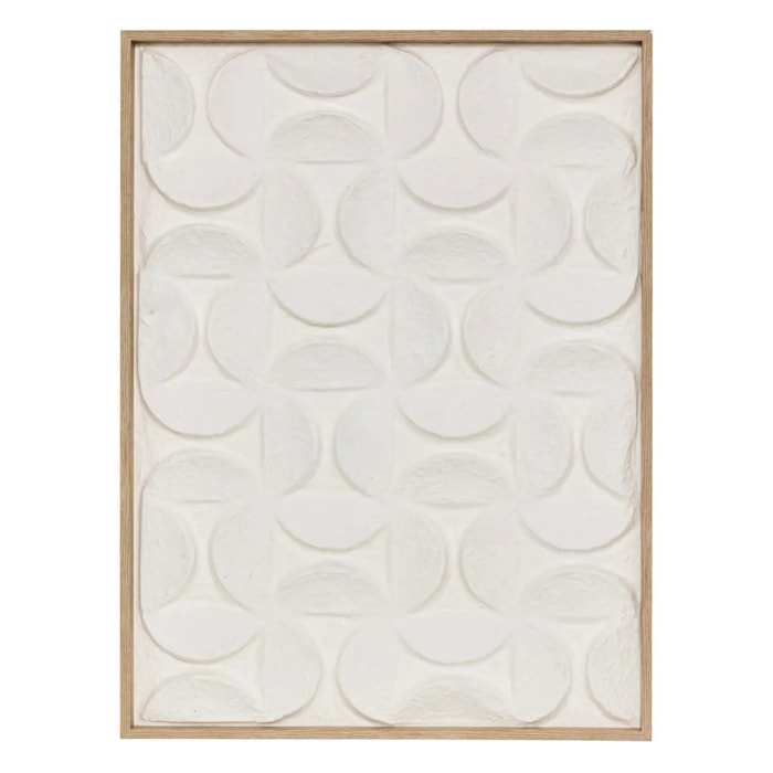 Toile 3D Kailani blanc 60x80cm