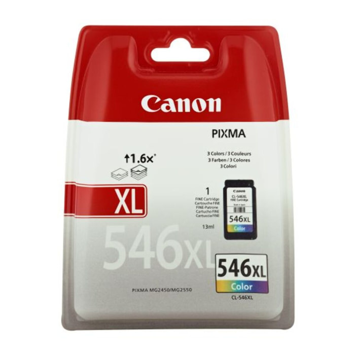 Cartouche d'encre CANON Originale CL-546 XL Haute Capacité 3 Couleurs - 8288B001