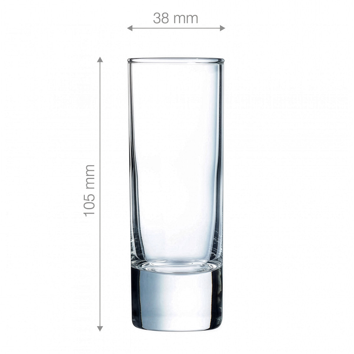 Islande - 3 vasos de chupito de 6 cl