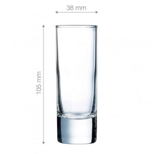 Islande - 3 vasos de chupito de 6 cl