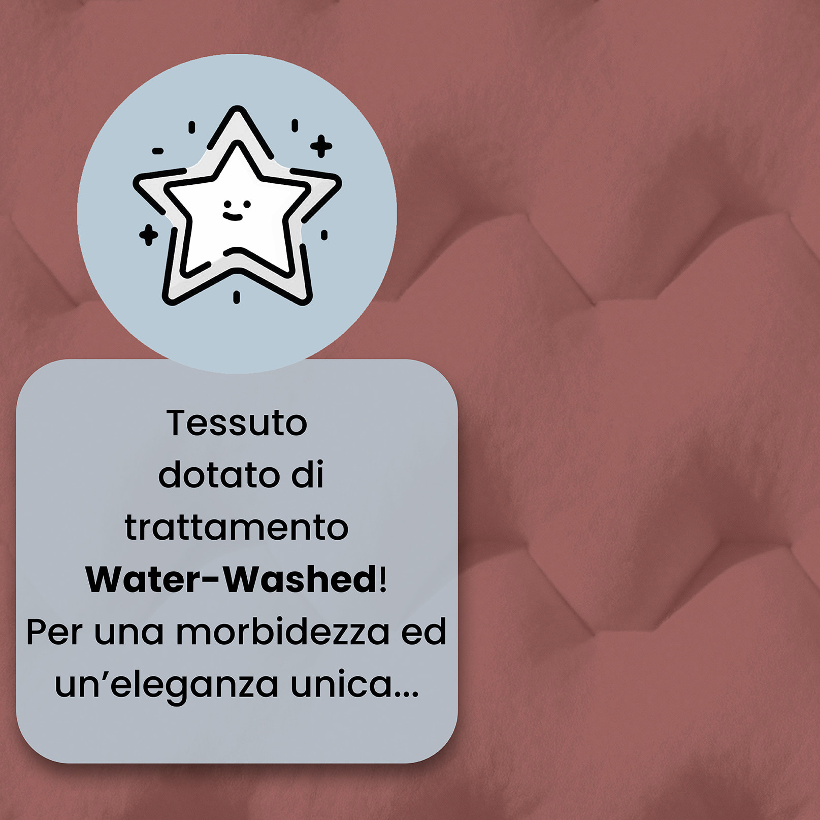 TRAPUNTA INVERNALE WATERWASHED MATRIMONIALE Made in Italy