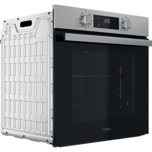 Four encastrable WHIRLPOOL OMR58RR1X - Pyrolyse, Ajout Vapeur Gentle Steam, Inox Anti-traces
