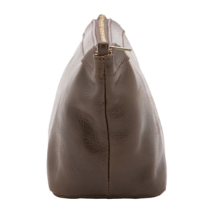 Pochette  unisex In Vera pelle Made in Italy 18x23x12 cm