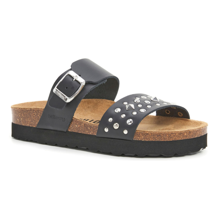 SANDALO CON ZEPPA BILLOWY NERO