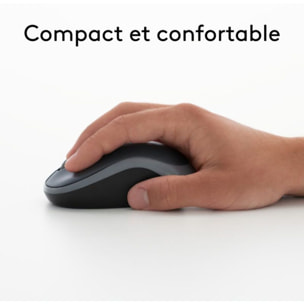 Souris sans fil LOGITECH M185 Swift Grey