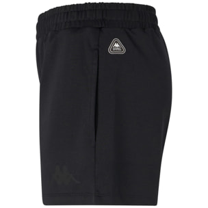 Kappa - Pantaloni Corti Donna Nero - Gines